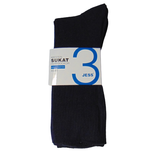 Комплект носков без резинки Jess р. 40-42 3 пары Синий (1850297801)
