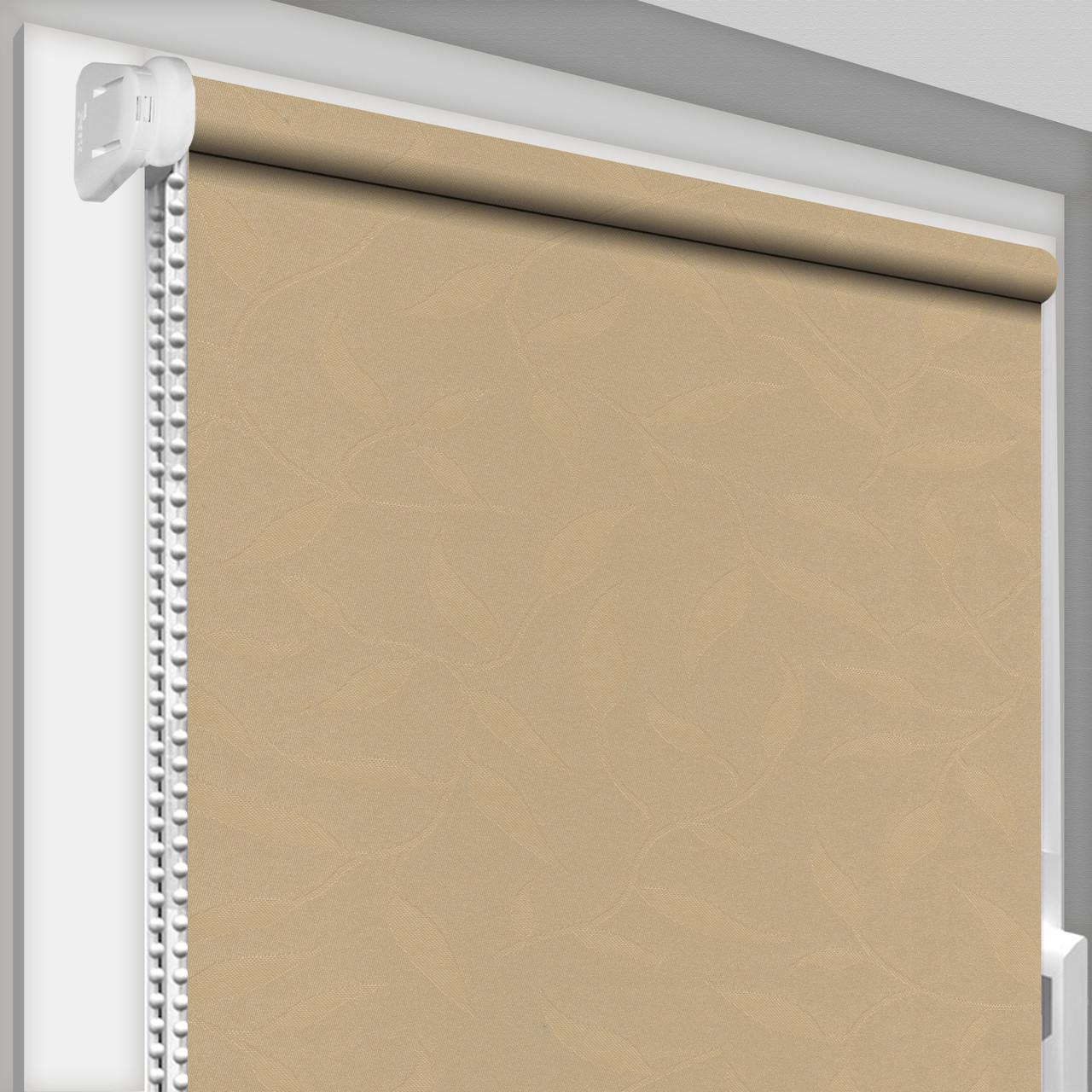Рулонная штора DECO SHARM Натура 2076 открытого типа 1300х1700 мм Латте