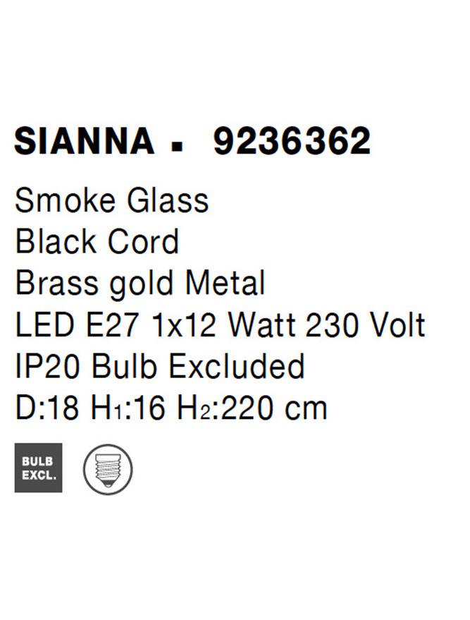 Подвес Nova Luce Sianna (9236362) - фото 7