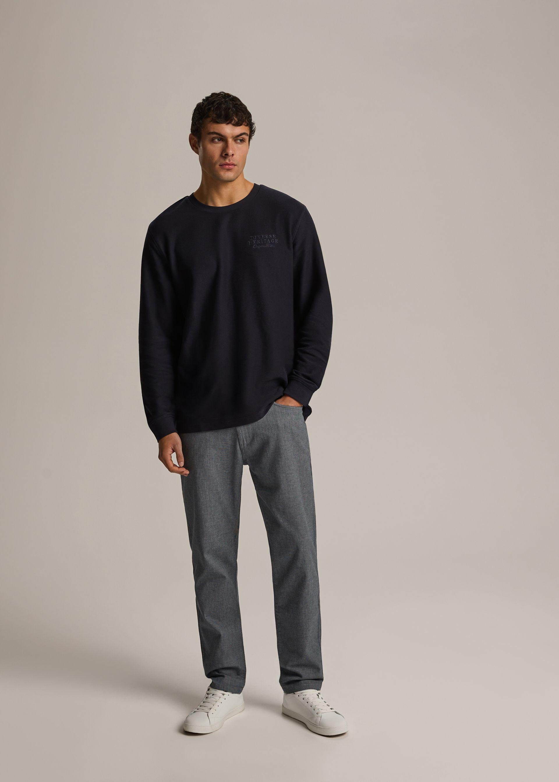 Брюки мужские slim fit Diverse KAIS P 254 р. 32 Голубой Меланж (5905384166418)