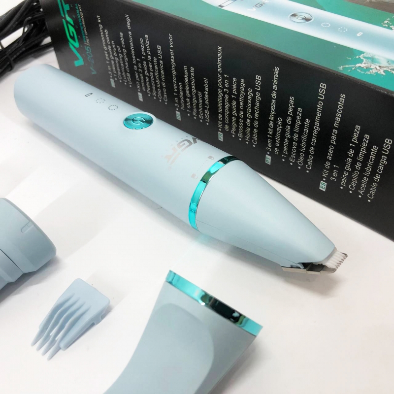 Машинка для стрижки тварин VGR V-205 3в1 акумуляторна (tf7464) - фото 19 Машинка для стрижки тварин VGR V-205 3в1 акумуляторна (tf7464) - фото 19