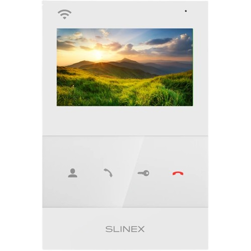 Відеодомофон Slinex SQ-04N 4.3" IPS 16:9 480x272 MicroSD 256 ГБ White (30553872)