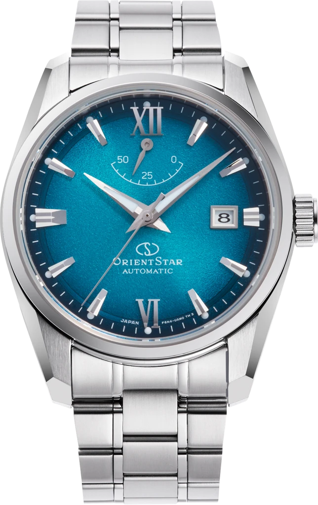 Наручные часы мужские Orient Star Contemporary Date 75th Anniversary Limited Edition RE-AU0114E00B со стальным корпусом/сапфировым стеклом Наручные часы мужские Orient Star Contemporary Date 75th Anniversary Limited Edition RE-AU0114E00B со стальным корпусом/сапфировым стеклом