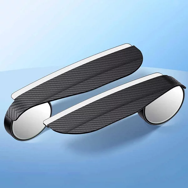 Декоративные накладки на автомобильные зеркала 17 см 2 шт. Черный (Y01328) - фото 3