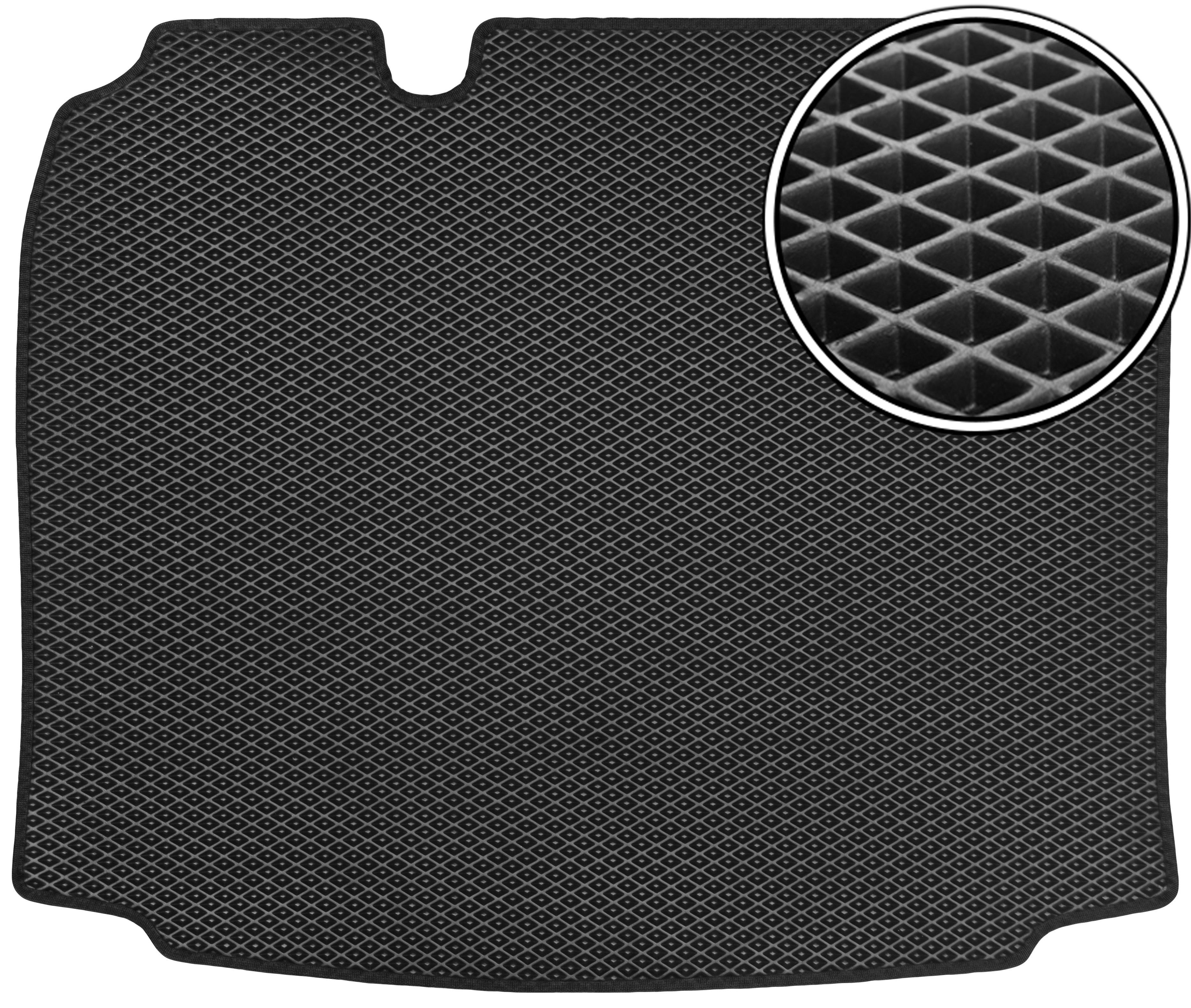 Коврик в багажник Kinetic для Audi A3 (8P) 2004-2012 3D/5D EVA-полимерный Черный (163145) - фото 2