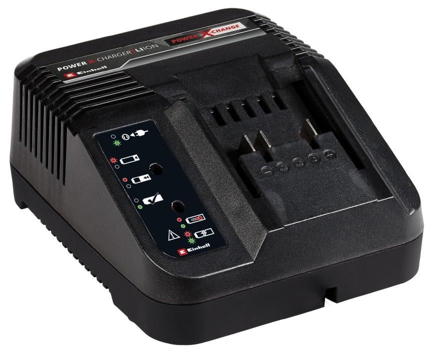 Зарядний пристрій Einhell Power X-Change вихідна напруга 20 В час заряджання 75 хв. LED‑індикація 1,1 кг