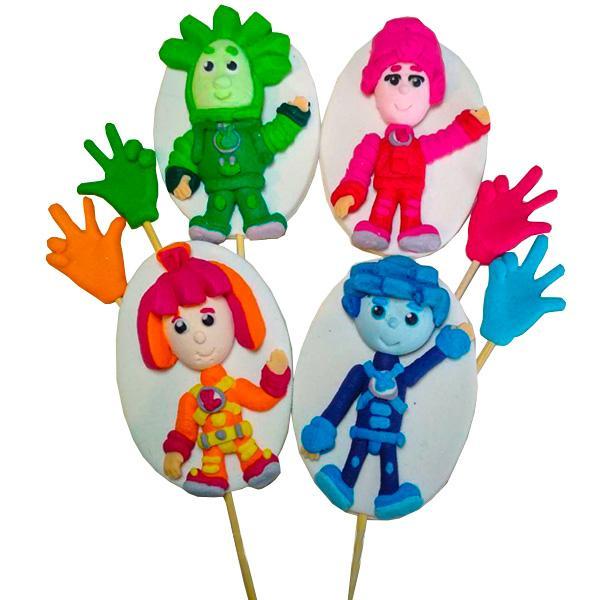 Кондитерський декор з солодкої мастики їстівні фігурки на торт набір Фіксики