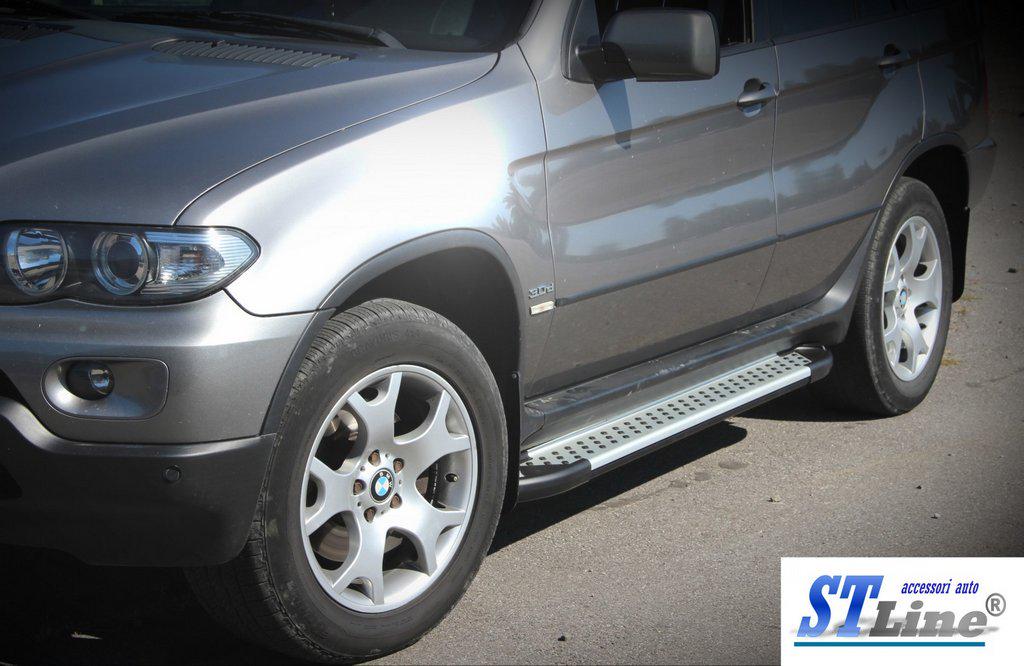 Боковые трубы Special CAN для BMW X5 E-53 1999-2006 гг. нержавеющая сталь Хром