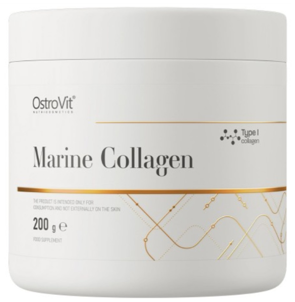 Добавка натуральная Коллаген морской OstroVit Marine Collagen Без вкуса 200 г