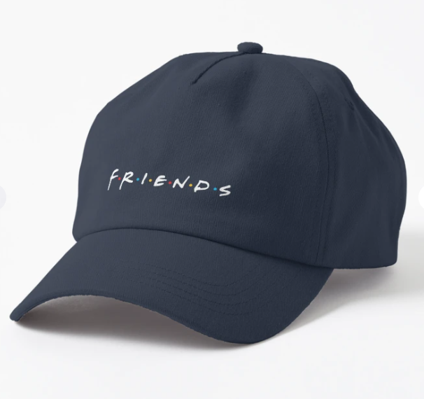 Кепка унисекс Malfini с принтом "Friends" Темно-синий (ПН262К-3)