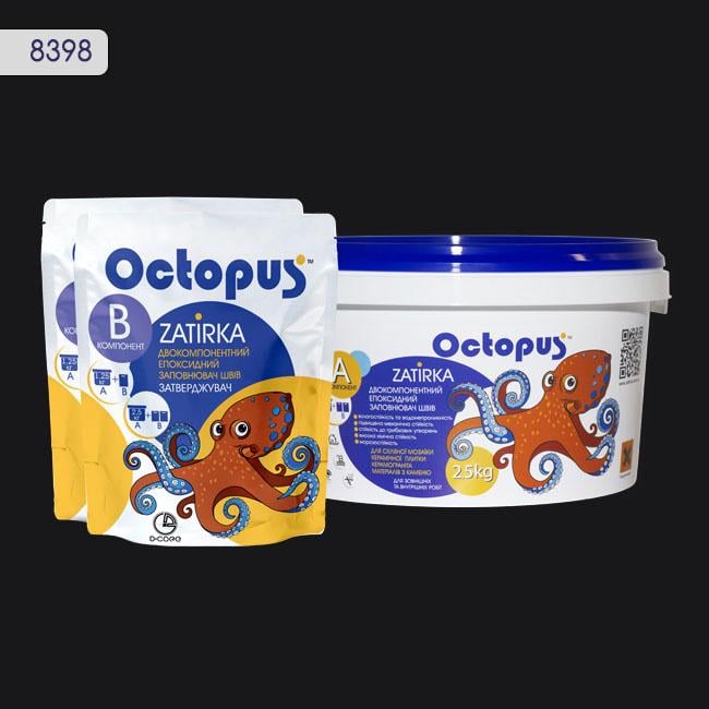 Затирка для плитки Octopus Zatirka 8398 епоксидна 2,5 кг