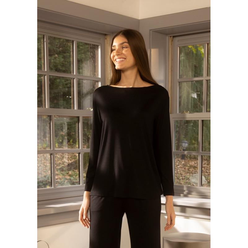 Футболка long sleeve Penelope Baily siyah S Черный