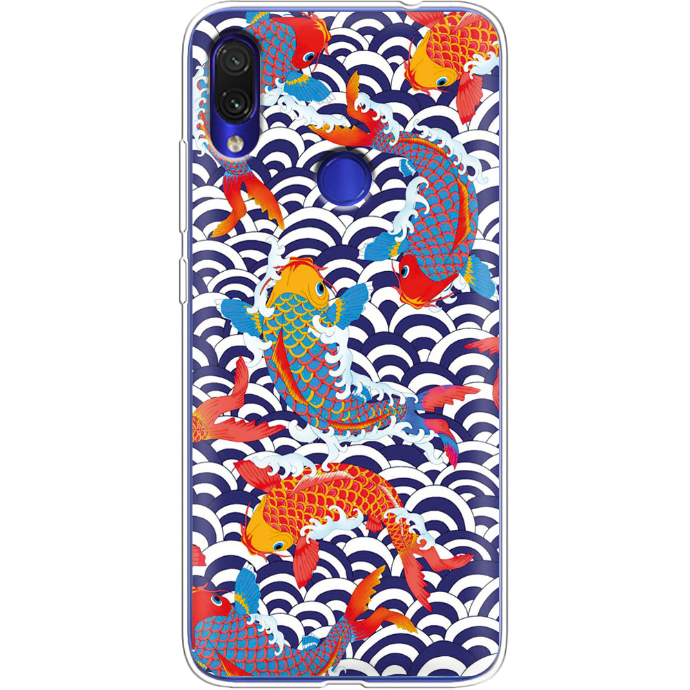 Чехол Boxface Xiaomi Redmi Note 7 Koi Fish Прозрачный силикон (36202-up2477-36202)