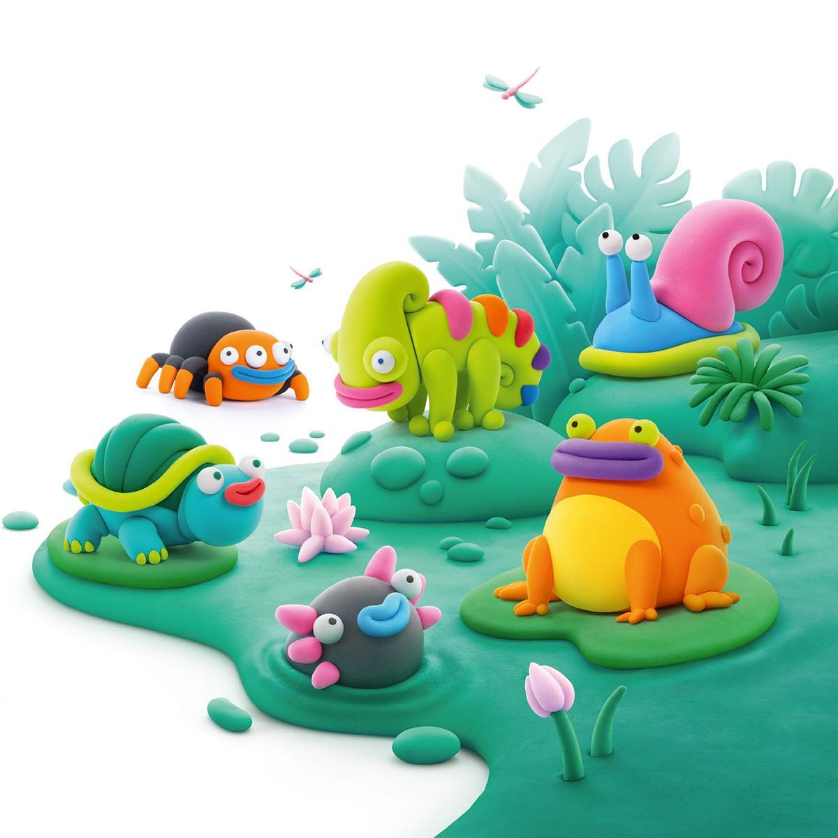 Пластилін Lipaka Екзотичні тварини самостійно твердіє (24938745) - фото 4 Пластилін Lipaka Екзотичні тварини самостійно твердіє (24938745) - фото 4