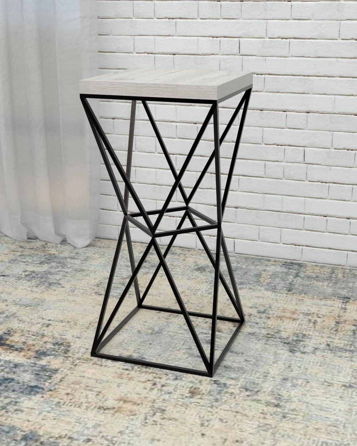 Барный стул EcoLoft Тетра DSP-1363-2 в стиле лофт Дуб Кортона (32145828)