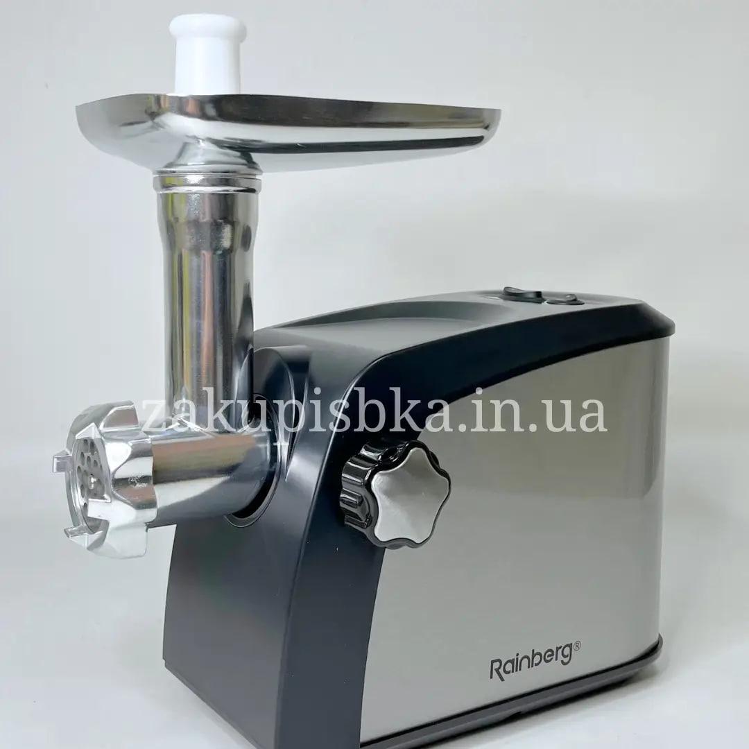 М'ясорубка електрична для томатного соку Rainberg RB-673 3800W з насадками (2588203107) - фото 5