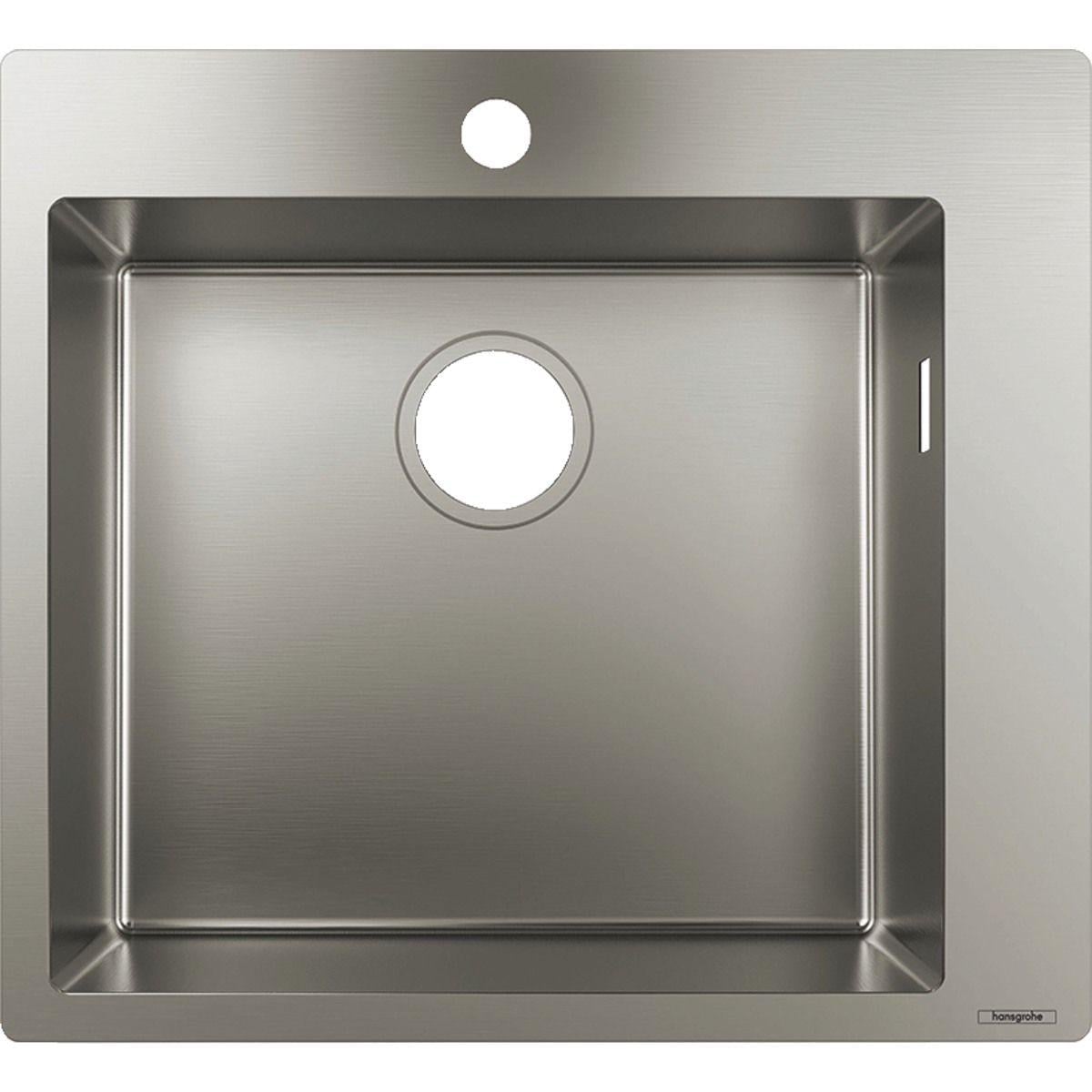 Мойка для кухни Hansgrohe S711-F450 нержавеющая сталь врезная квадратная 550x500 мм (43301800) Мойка для кухни Hansgrohe S711-F450 нержавеющая сталь врезная квадратная 550x500 мм (43301800)