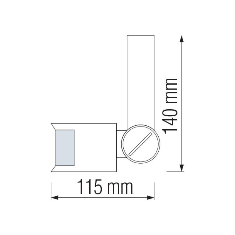 Датчик движения Corona Horoz Electric 180° 1000W 12 м Белый - фото 5