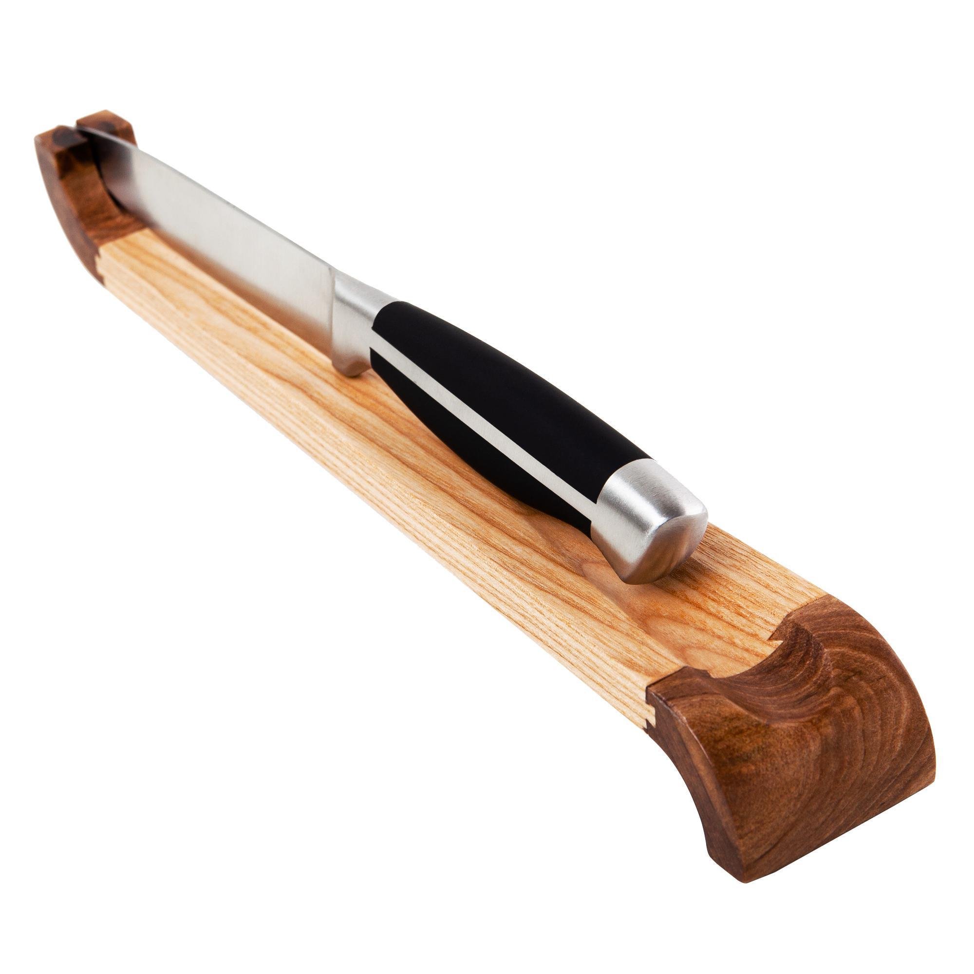 Деревянная подставка для ножа PORSHEN из ясеня и ореха 27,5 см (PN 001) Деревянная подставка для ножа PORSHEN из ясеня и ореха 27,5 см (PN 001)