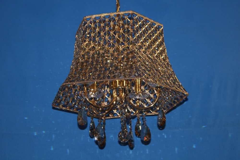 Кришталева люстра L9006/5 FGD Золото/Бежевий (AN000698)