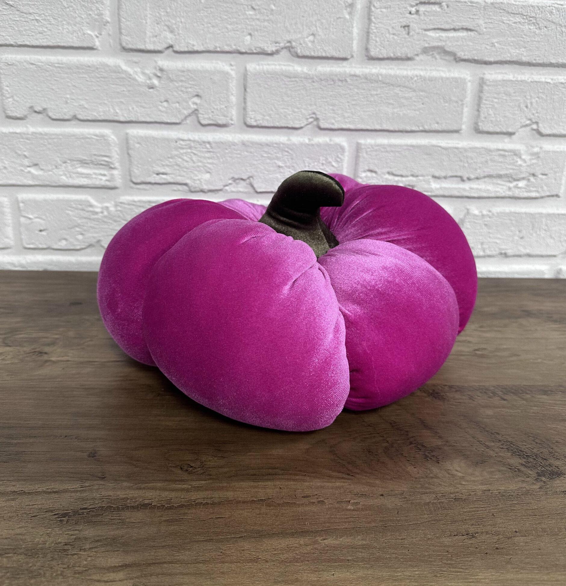 Подушка Comfort Home тыква декоративная велюровая мерцающая Ø 40 см - фото 1 Подушка Comfort Home тыква декоративная велюровая мерцающая Ø 40 см - фото 1