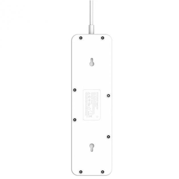 Подовжувач мережевий LDNIO SC5614 5 розеток 6 USB 2500 W White - фото 4