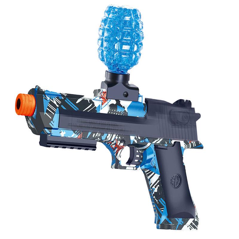 Дитячий іграшковий пістолет Power Desert Eagle на гідрогелевих кульках-орбізах Blue Metallic (00000078653_2)