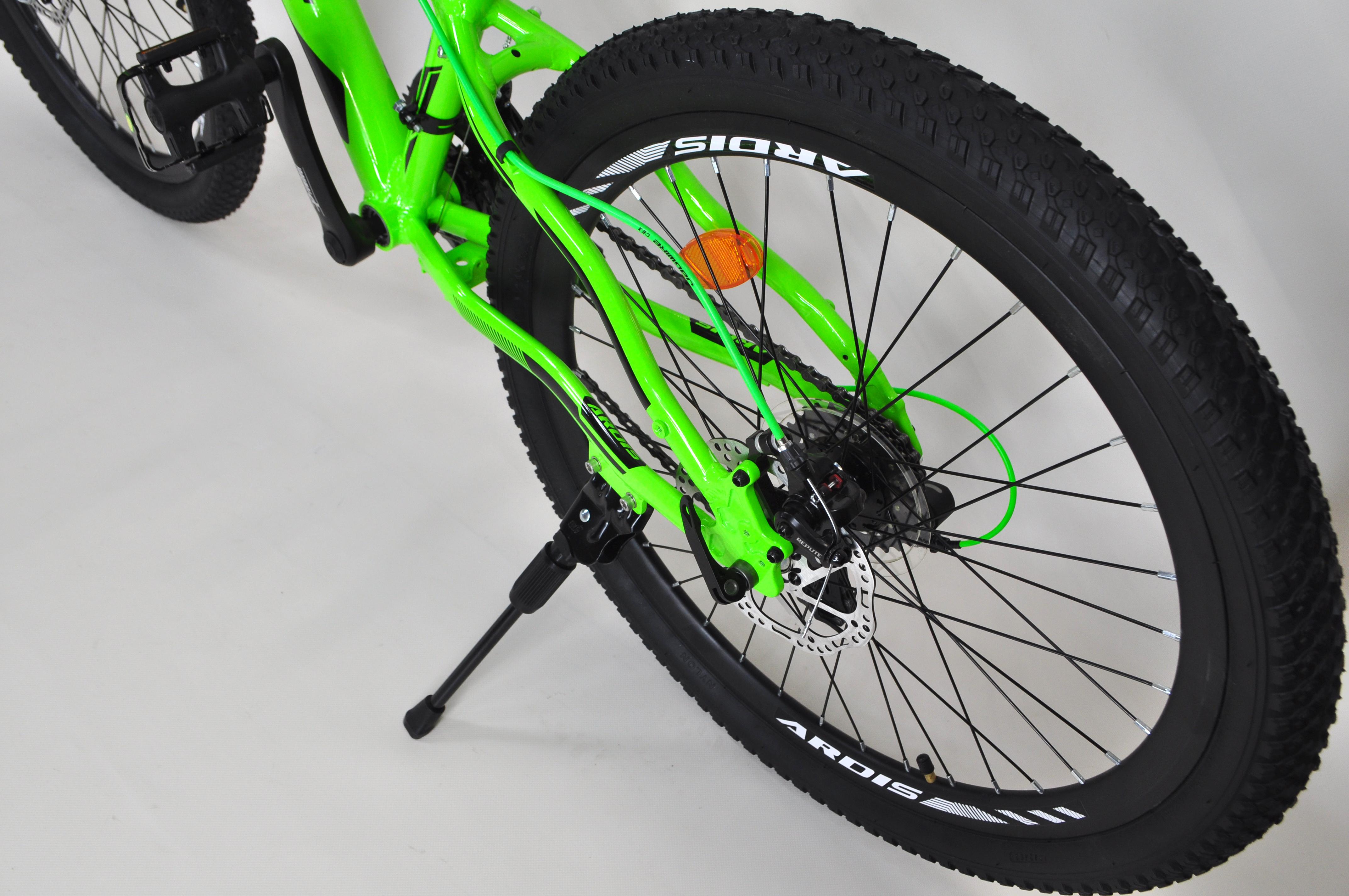 Велосипед підлітковий 24" Ardis Ezreal 11" Зелений - фото 10 Велосипед підлітковий 24" Ardis Ezreal 11" Зелений - фото 10