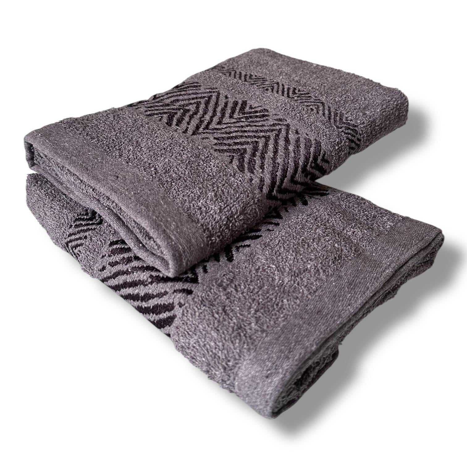 Рушник махровий Malloory Home 45x95 см Темно-сірий (6723-3)
