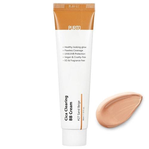 ВВ-крем с экстрактом центеллы PURITO Cica Clearing BB Cream N27 Sand Beige 30 ml (1909590833) - фото 1