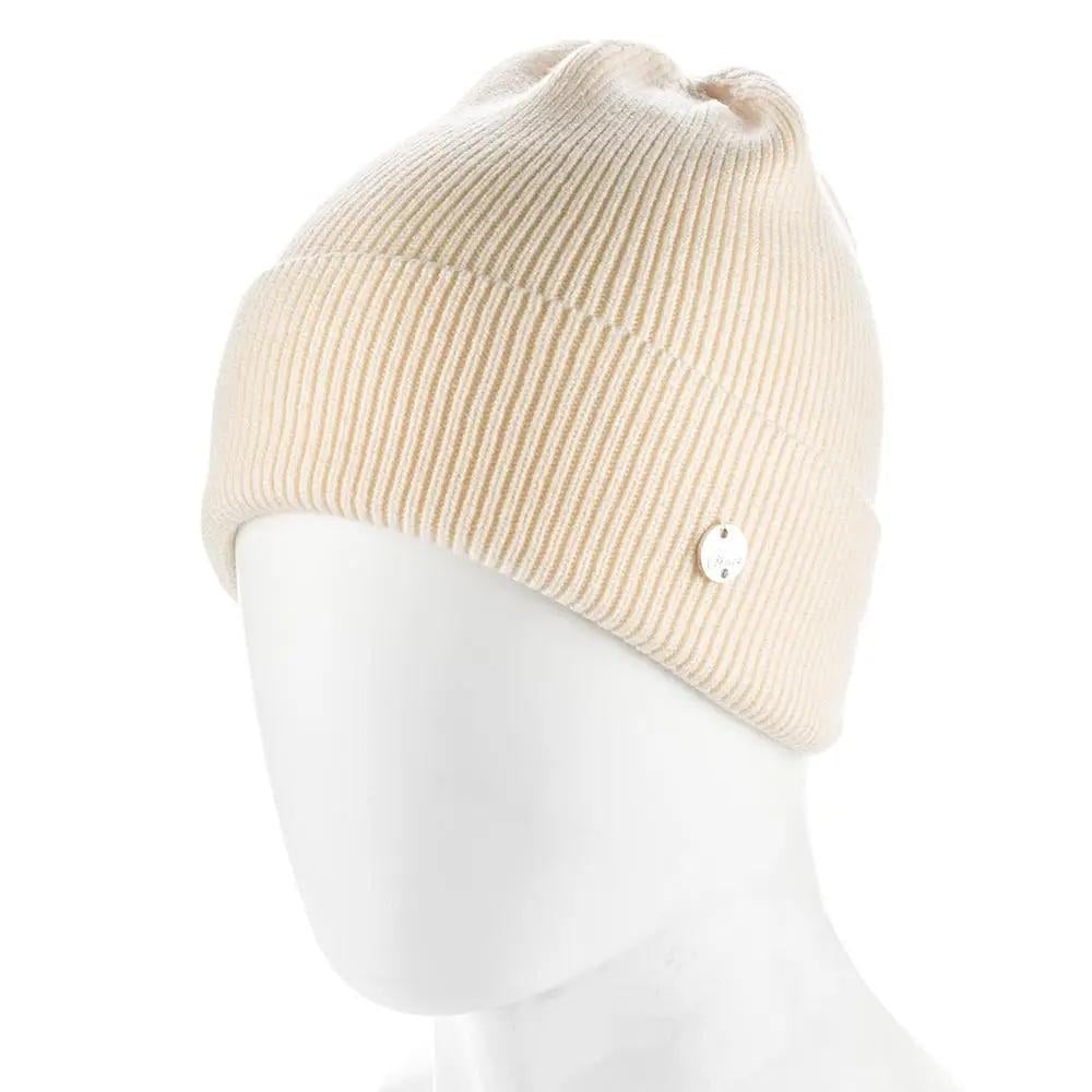 Шапка из вискозы с отворотом Atrics WH891 one size Ваниль