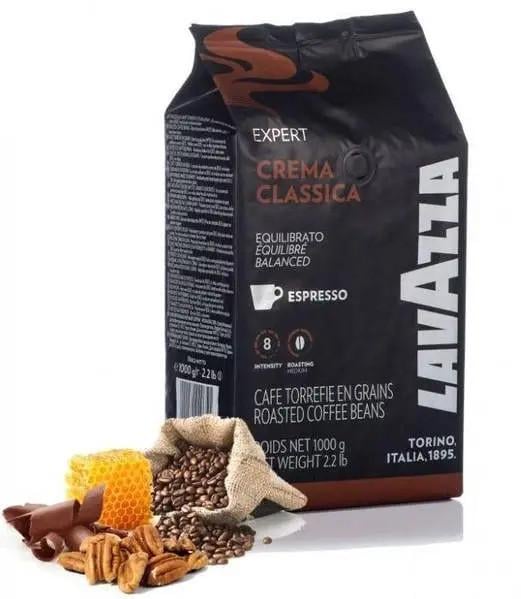 Кава в зернах Lavazza Expert Crema Classica Арабіка Робуста 1кг - фото 2 Кава в зернах Lavazza Expert Crema Classica Арабіка Робуста 1кг - фото 2