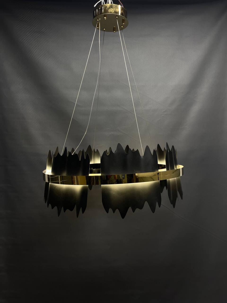 Люстра светодиодная Zilini HSL0005/600 Черный (24184125) - фото 3