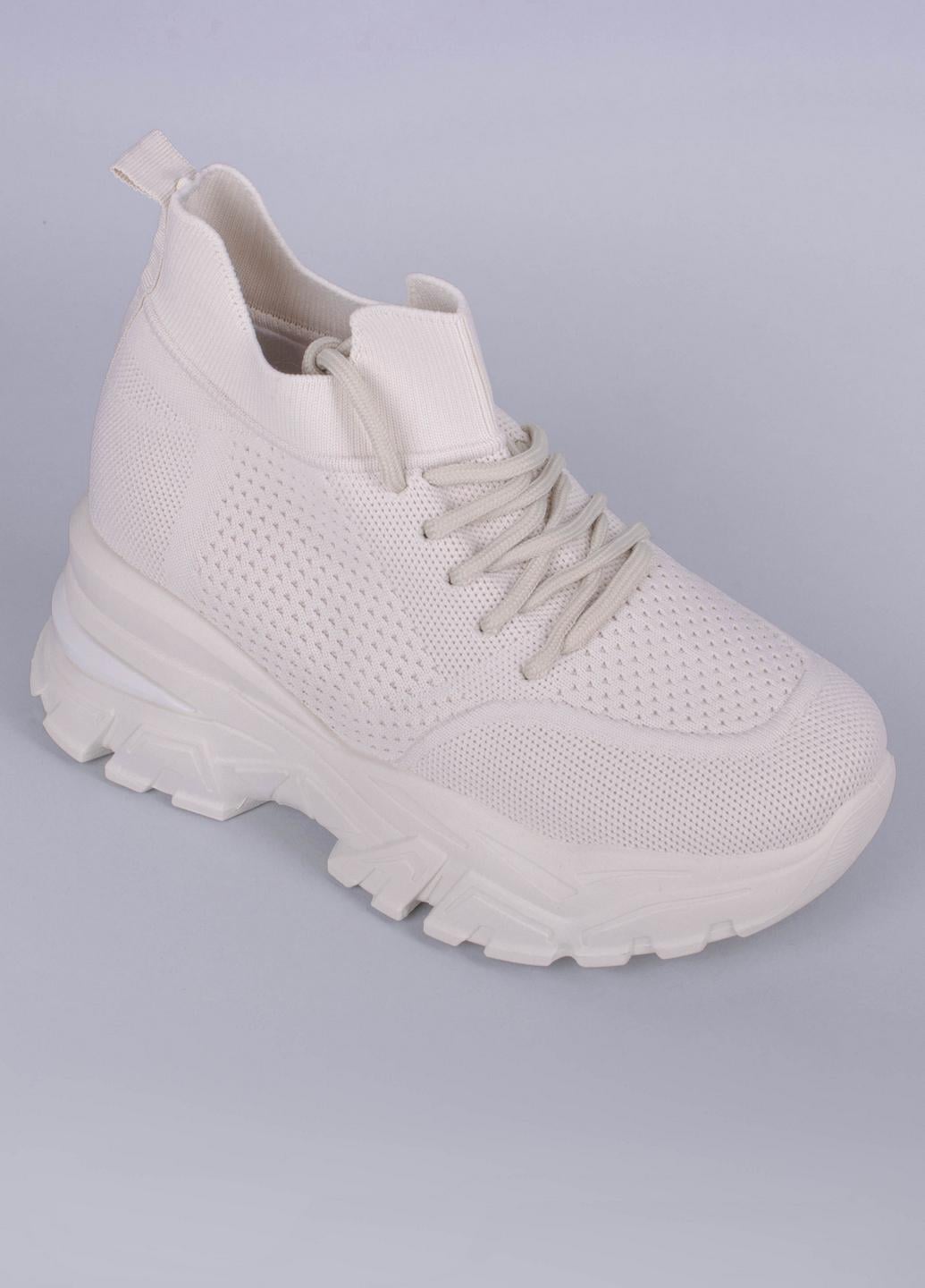 Кроссовки женские Power A05 р. 38 Бежевый (343721_38)