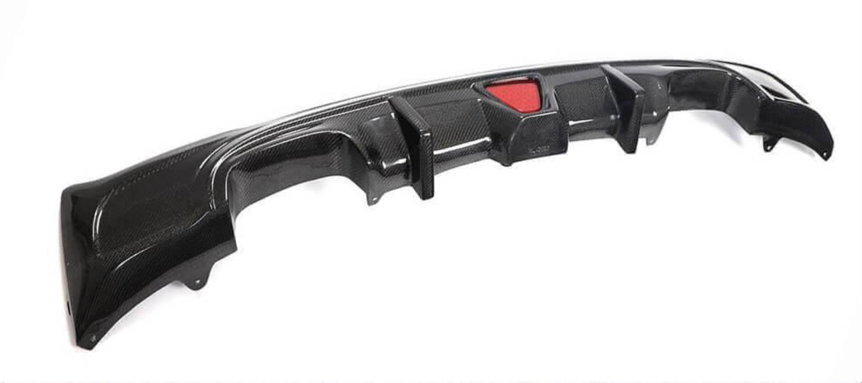 Диффузор заднего бампера DDCarbon V2 для F22/F23 M Sport для BMW 2 серия F22/23 2014-2021 гг. натуральный карбон (136885)