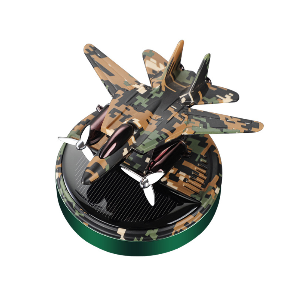 Ароматизатор для авто самолет F-16 на солнечной батарее многоразовый (0075)