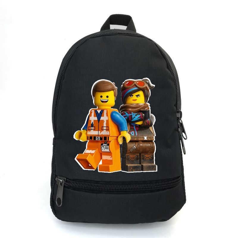 Школьный рюкзак BIG Лего School Bag Lego-02 43х30х17 см 22 л Черный (2314375295)