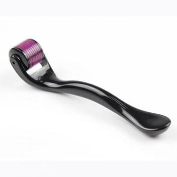 Мезороллер для кожи лица DERMA-ROLLER с микроиглами 540 игл 0,5 мм Черный (33362)