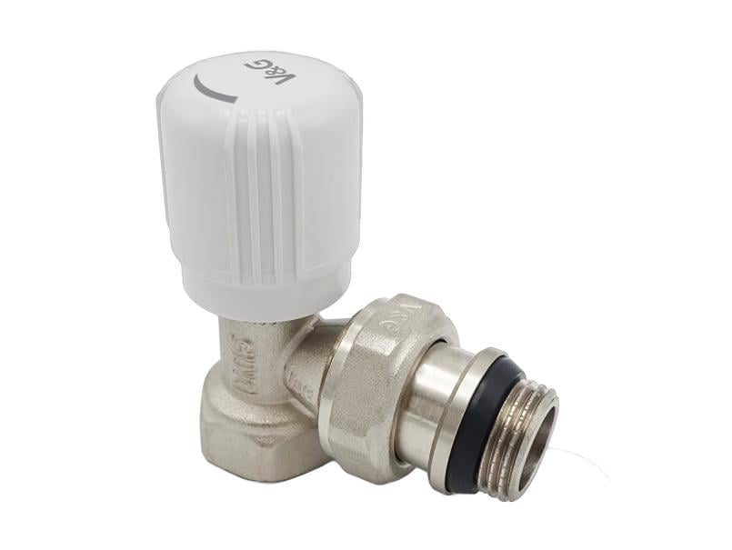 Кран радиаторный V&G VALOGIN 1/2" угловой ручной регулировки (RS-VG-601201)