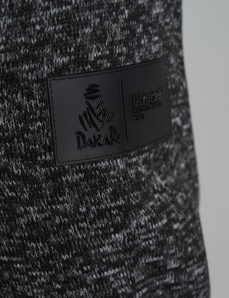 Толстовка чоловіча Diverse DKR CROSS 6 XL Чорний меланж (5905384065568) - фото 9