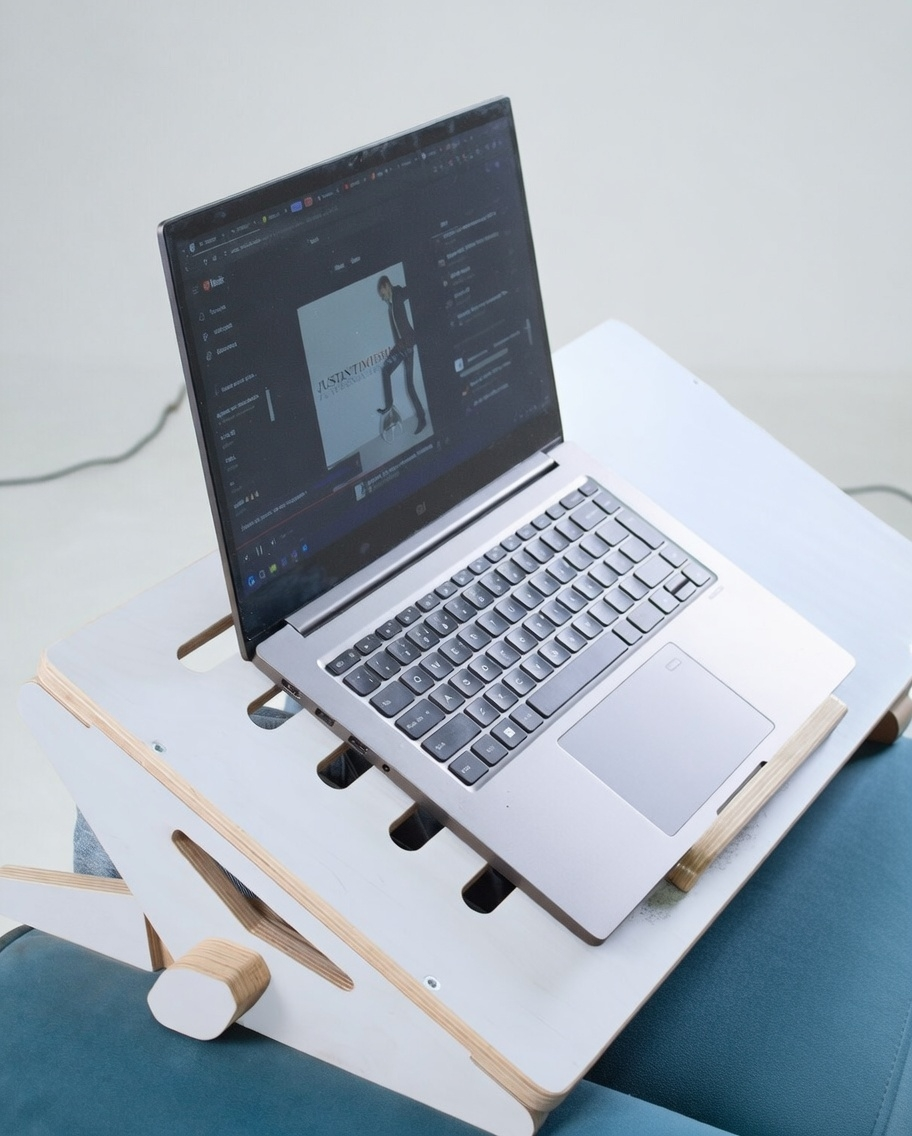 Підставка для ноутбука ТО-5 з регулюванням Блакитний