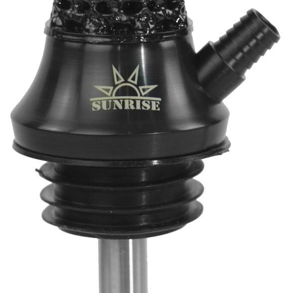 Шахта и блюдце Sunrise Hookah Windskull Lite Black - фото 2