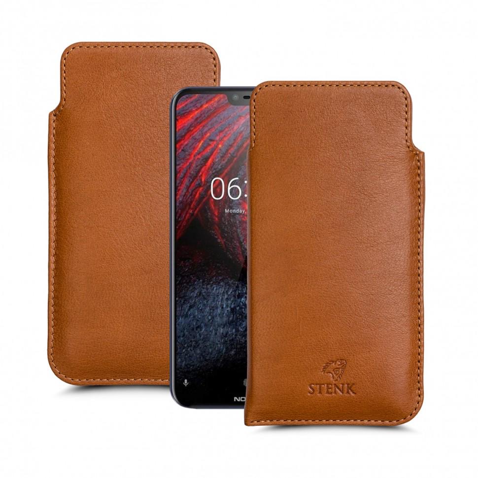 Футляр Stenk Elegance для Nokia 6.1 Plus Camel (62426)