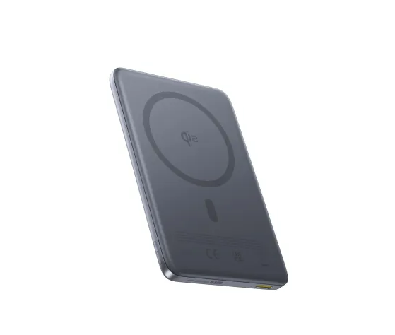 Повербанк BASEUS PicoGo Ultra-Slim Qi2 Magnetic 10000 mAh 27W Space Grey (E0024707)
