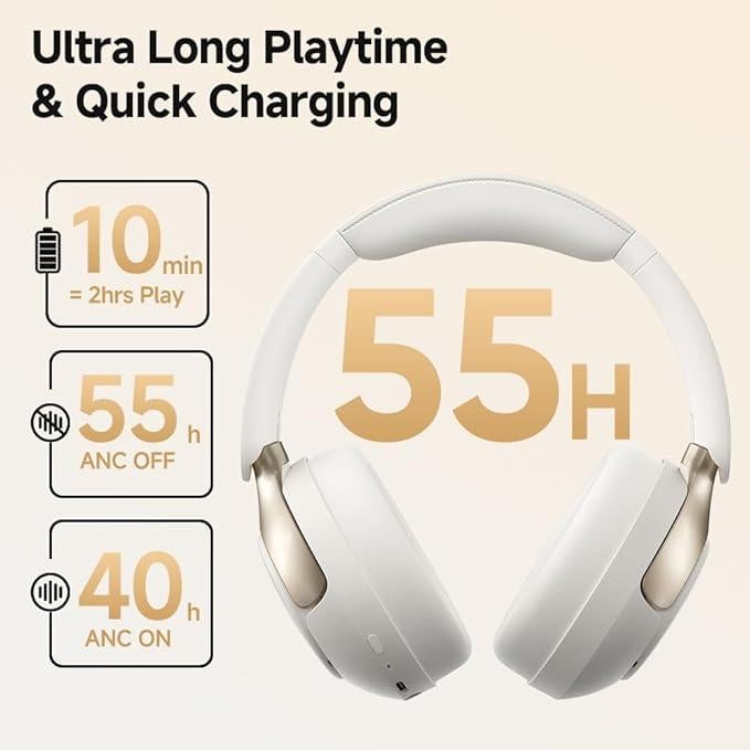 Навушники бездротові QCY H3 PRO з адаптивним шумопоглинанням - фото 2