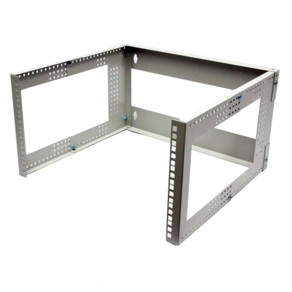 Кронштейн настінний 6U 19" 280-480 мм Сірий