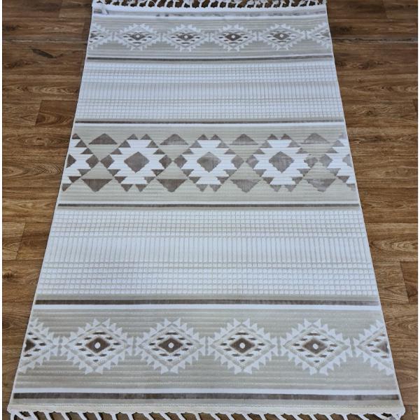 Ковер акриловый Garden 1,5х2,3 м Кремовый/Бежевый (048191) - фото 3 Ковер акриловый Garden 1,5х2,3 м Кремовый/Бежевый (048191) - фото 3