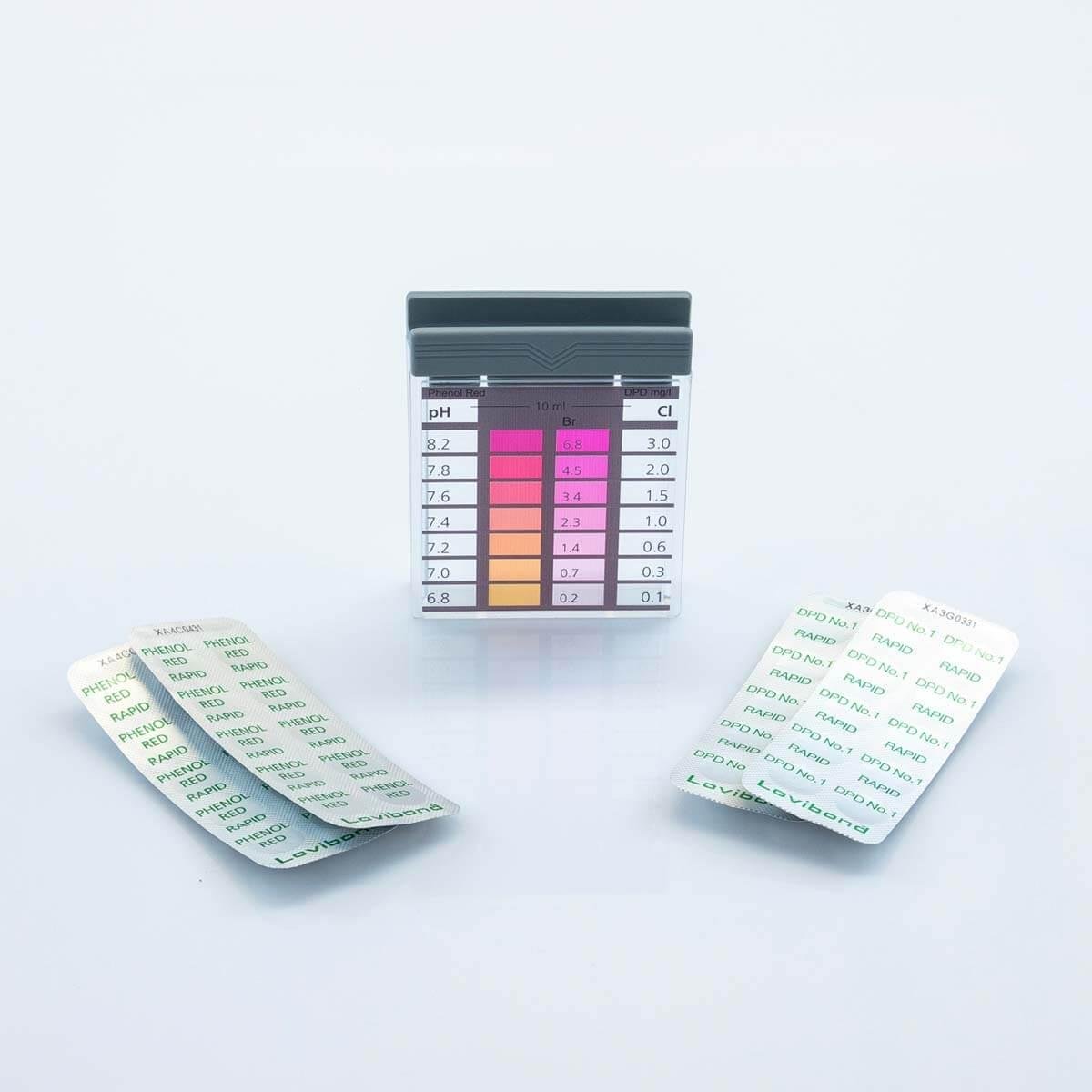 Тестер таблеточный в бассейне для проверки pH и активного хлора в бассейне pH и CL Lovibond - фото 2 Тестер таблеточный в бассейне для проверки pH и активного хлора в бассейне pH и CL Lovibond - фото 2