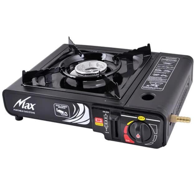 Плита газовая туристическая MAX №66-4 двойного действия с адаптером в кейсе (28430009) Плита газовая туристическая MAX №66-4 двойного действия с адаптером в кейсе (28430009)