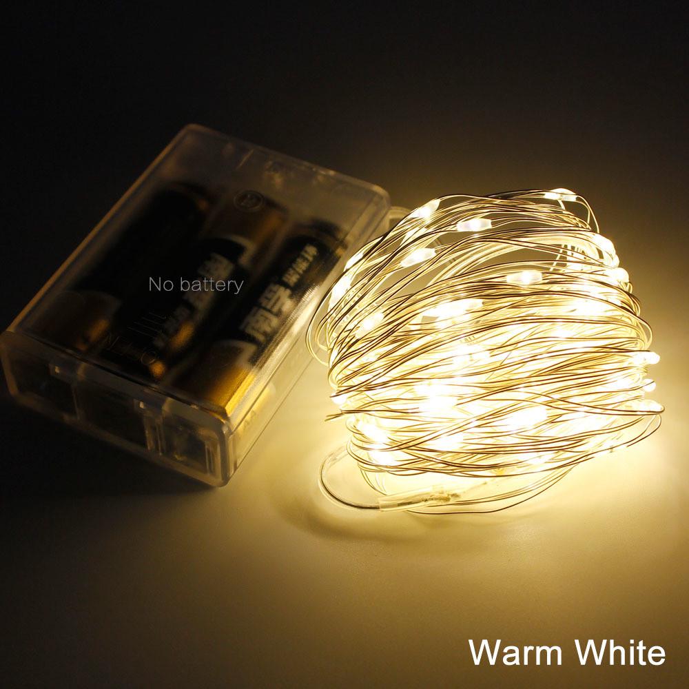 Гірлянда нитка роса новорічна світлодіодна від USB 200 LED 20 м Білий теплий - фото 2 Гірлянда нитка роса новорічна світлодіодна від USB 200 LED 20 м Білий теплий - фото 2